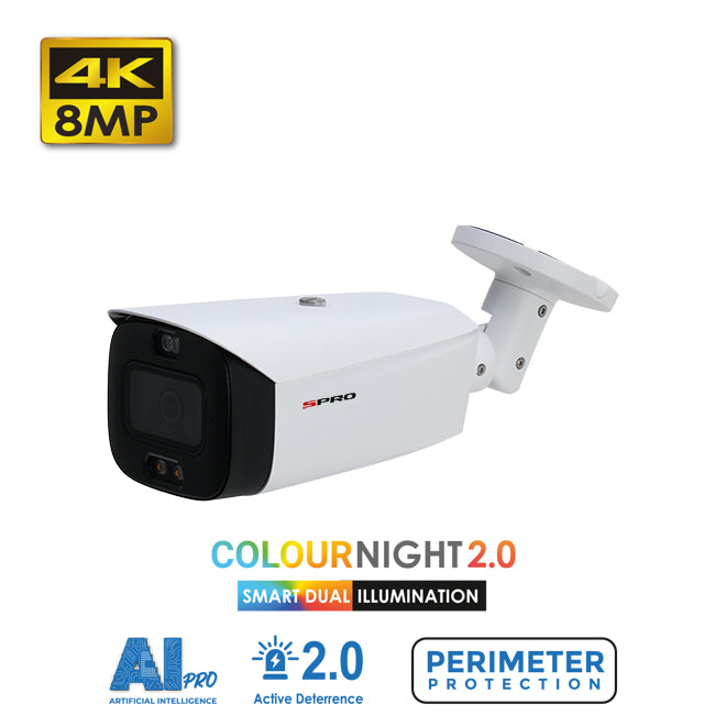 SPRO 8 MP actieve afschrikking 2.0 DHIPQ80/28LRW/30-D-V2