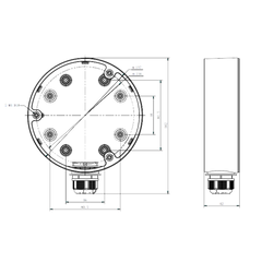 Hikvision Aansluitdoos DS-1280ZJ-DM21