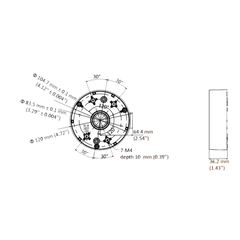 Hikvision Aansluitdoos DS-1280ZJ-DM46-BLACK