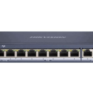 DS-3E0510HP-E, Hikvision Gigabit PoE Switch unmanaged, 8 poorts