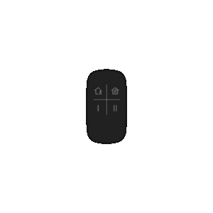 DS-PKF1-WE BLACK, Wireless Keyfob